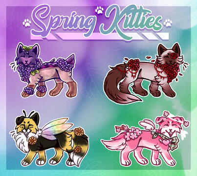 Spring kitties